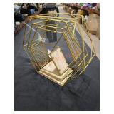 Box Lot Gold Wall Shelves