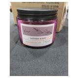 (2) Lavender And Rain Scented Candles