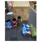 Box Lot of Assorted Beer Coozies