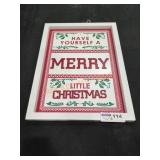 Merry Little Christmas Hanging Decor