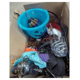 Box Lot of Assorted Halloween Decor