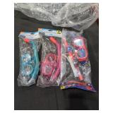 (3) Snorkel Swim Masks