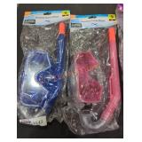 Goggles and snorkel
