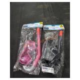 (2) Snorkel Swim Masks