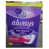 Always Anti-Bunch Extra Long Liners, 68PK