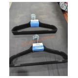 (2) 10PK of Black Velvet Hangers