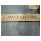 Welcome sign