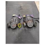 (2) Gas Mask Halloween Masks