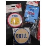 BBQ Decor, Coasters, Bottle Openers, Menu Boards