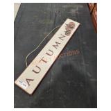 Autumn Hanging Sign