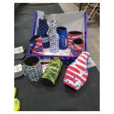 Box Lot Flip Flops And Coozies
