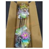 Box Lot of Assorted Garden Stake Decor