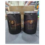 (2) Cedar Hearth 18oz Candles