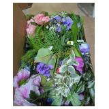 Box Lot of Artificial Floral