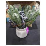 (4) Frosted Berry Floral Arrangements