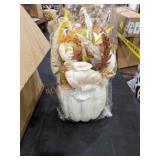 (4) Pumpkin Floral Arrangements