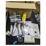 Box Lot Lamps And Party Supplies