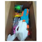 Box Lot of Assorted Pool/Outdoor Items