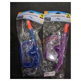 (2) Adult Snorkel Swim Mask, Water Toy, Age 14+