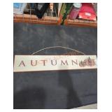 Autumn Decrotive Sign