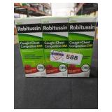 (3) Adult Robitussin