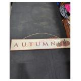 Autumn Decrotive Sign