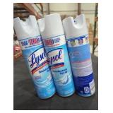 (3) Lysol 19oz. Disinfecting Spray