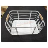 White metal bracket