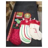 Box Lot Assorted Christmas Items
