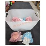 Storage Container Lot of Exfoliating Loofah