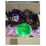 Box Lot of Assorted Halloween Items