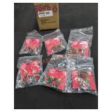 (6) Christmas Wreath Earrings