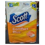 Scott Comfort Plus Toilet Paper 12 Rolls