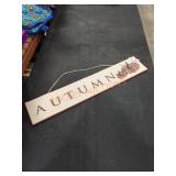 Autumn Hanging Sign