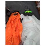 Hanging ghost and pumpkin