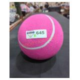 Large Pink Tennis Ball