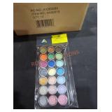 Box Lot of 22 Pearlescent Watercolor Set
