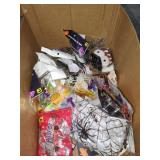 Box Lot Assorted Halloween Items
