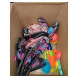 Box Lot Assorted Flip Flops & Summer Items