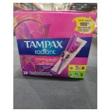 Tampax Radiant Tampons 28PK