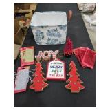 Basket Lot Assorted Christmas