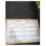 Weekly Menu Board
