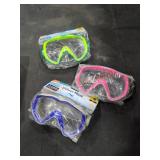 (6) Adult Deluxe Swim Masks