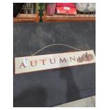 Autumn Decrotive Sign