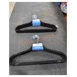 (2) 10PK of Black Velvet Hangers