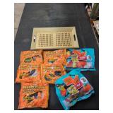 Decorative Tray With Halloween Candy