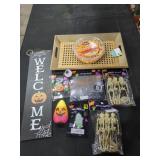 Decorative Tray With Halloween Items