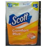 Scott Comfort Plus Toilet 12 Rolls