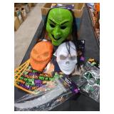 Box Lot Halloween Costume Accessories, Decor, Bags