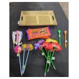 Decrotive Tray Lot of Assorted Items